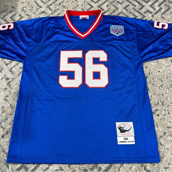 Mitchell & Ness NFL New York Giants 1990 Lawrence Taylor Super Bowl Jersey XL - Picture 7 of 10